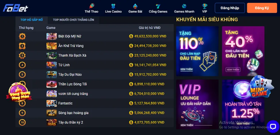 Thưởng nạp lần đầu cho game bắn cá soxo66 login